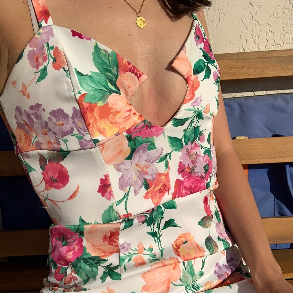 Again Silk like Dress